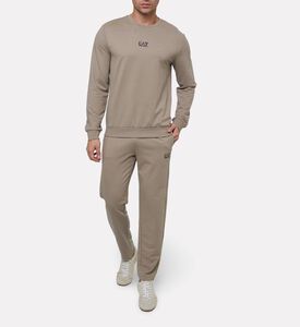 EA7 Cotton Relaxed-fit Sweatshirt, Model View