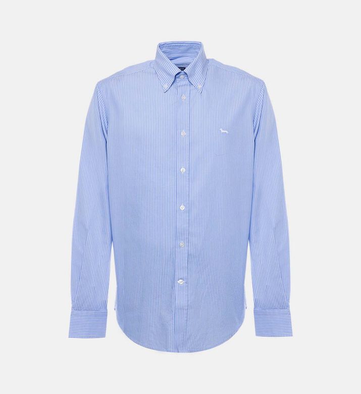 Stripe Long Sleeve Cotton Shirt