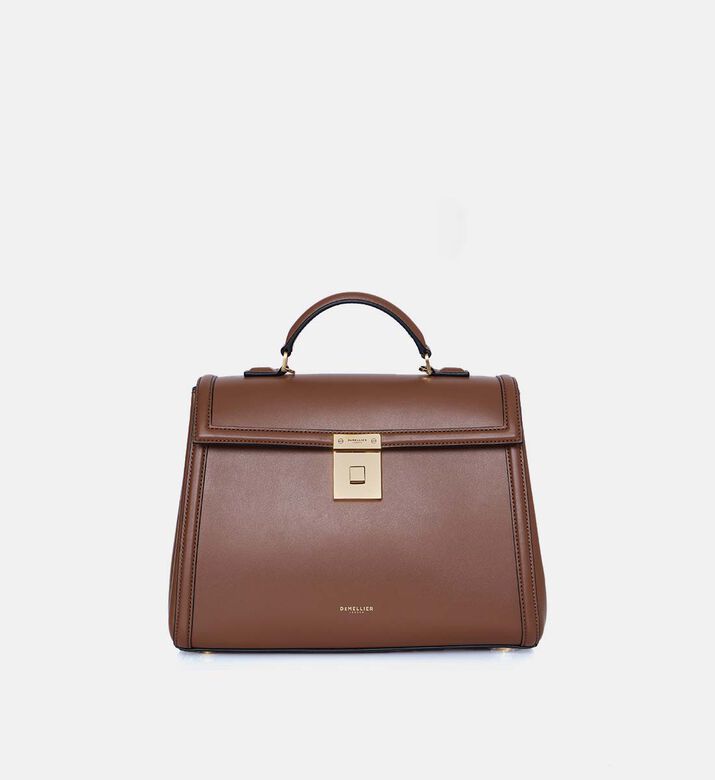 حقيبة جلد بمقبض علوي