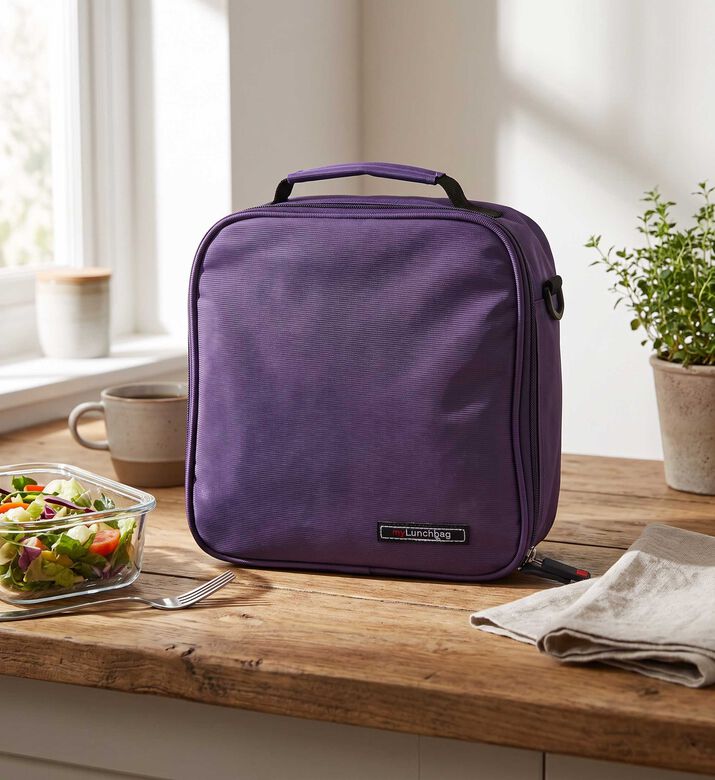 Iris Barcelona Glass Containers Lunchbag Set, Purple, Packshot View