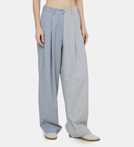 بنطال زيلدا بلونين بخصر عالٍ