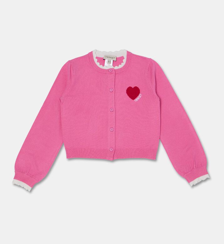 Twinset Pink Long-sleeve Cardigan, Packshot View