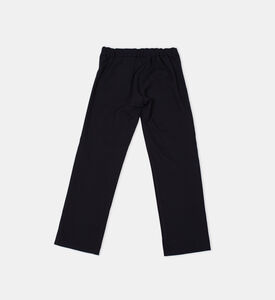 بنطال بخصر مطاطي بساق مستقيمة