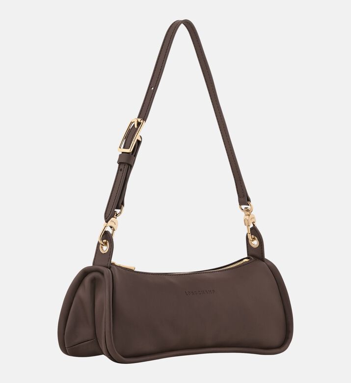 Longchamp Long Leather Baguette Bag, Caramel, Packshot View