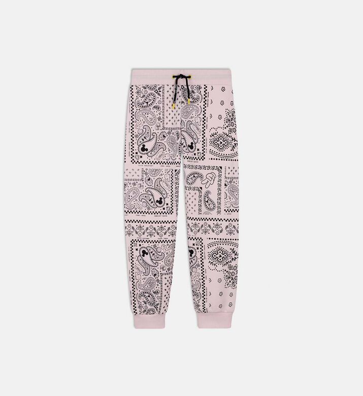 Paisley Pattern Regular-fit Pants