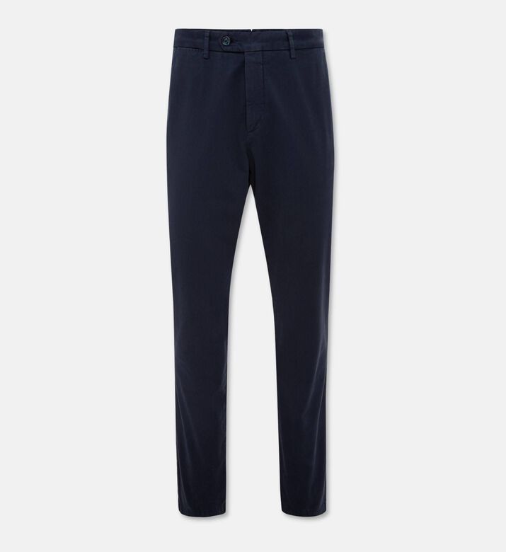 Carter and White Adam Buttoned Trousers, Navy, M, Packshot View