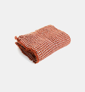 Home Deco and More Honey Waffle Cotton Wool Throw, Packshot View