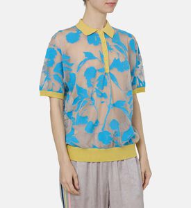 Sharita All-over Print Polo Shirt