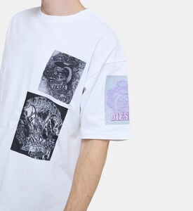 T-boxt-slits-q10 Raw-edge T-shirt T-boxt-slits-q10 Raw-edge T-shirt