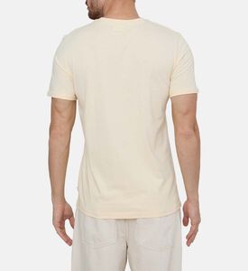 تيشيرت بياقة مستديرة سادة