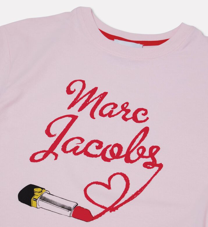 Marc Jacobs Logo-print Short-sleeve T-shirt, Pink, 8y, Packshot View