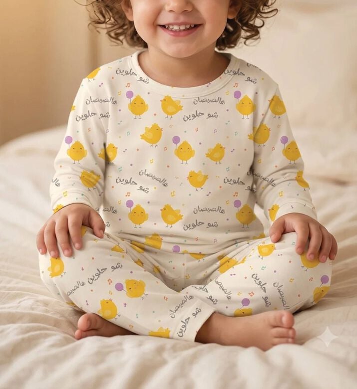 Nohm Printed Pyjama Set, Packshot View