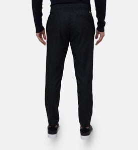 بنطال بساق مستقيمة وحزام مطاطي