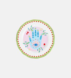 Mamma Mia Flower Dessert Plate - 22 Cm Mamma Mia Flower Dessert Plate - 22 Cm