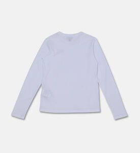 EA7 Logo Printed Sweatshirt, White, 14y, Packshot View