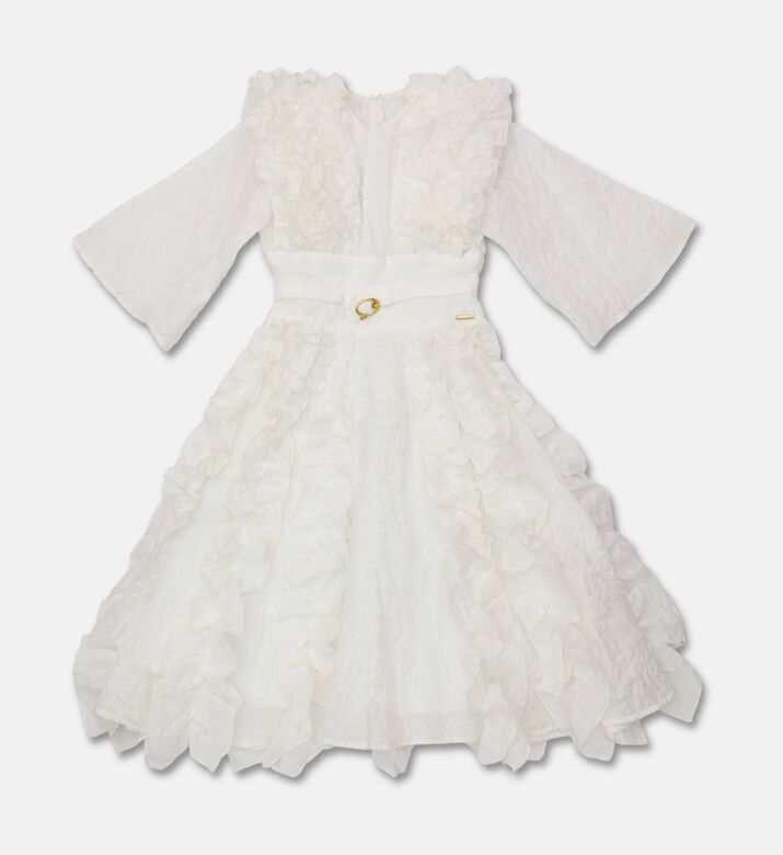 Poca and Poca Short Bell Sleeves Flared Dress, Packshot View
