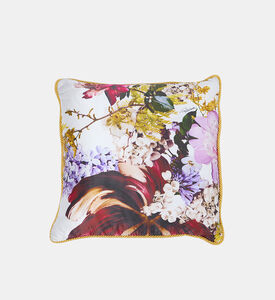Roberto Cavalli Floris Printed Square Cushion, Multicolor, 60x60-cm, Packshot View