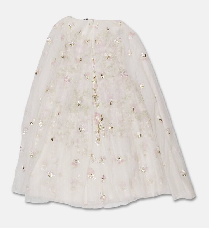 Needle & Thread Dress Wisteria, White, 12-years, Packshot View