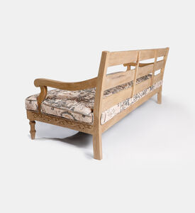 Raji Digital Printed 3-seater Sofa