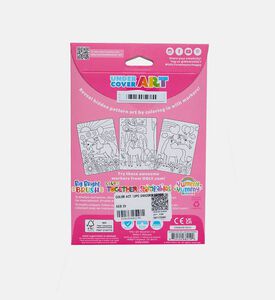 فن مخفي نشاط تلوين أصدقاء وحيد القرن بنقوش خفية