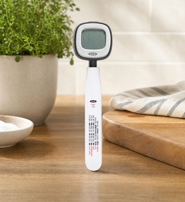 Oxo Stainless Steel Digital Thermometer, Model View
