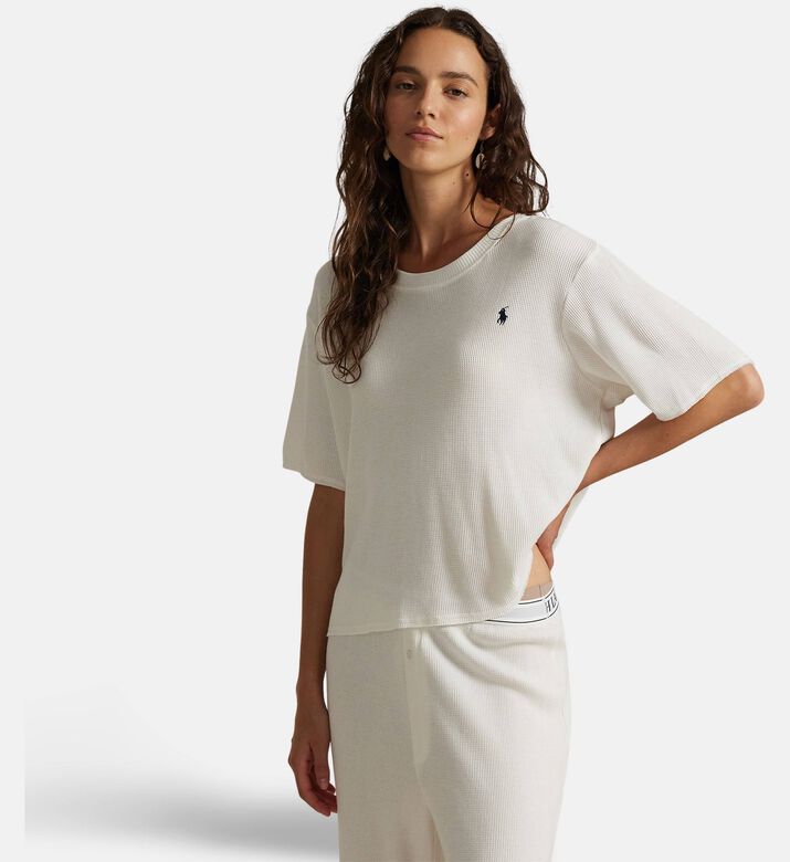 Polo by Ralph Lauren Galeries Lafayette Short-sleeve Pajama Set, Model View