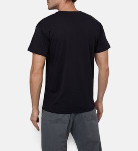 Diesel Logo-embroidery Short-sleeve T-shirt, Black, S, Model View