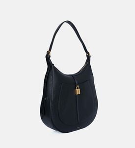 حقيبة هلالية كبيرة جلد