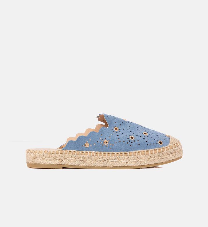 Black Jute Sole Mules