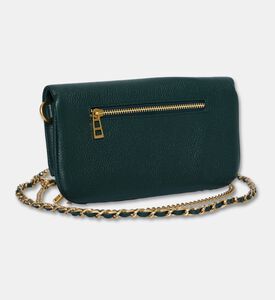Zadig et Voltaire Embellished Logo-detail Crossbody Flap Bag, Green, Packshot View