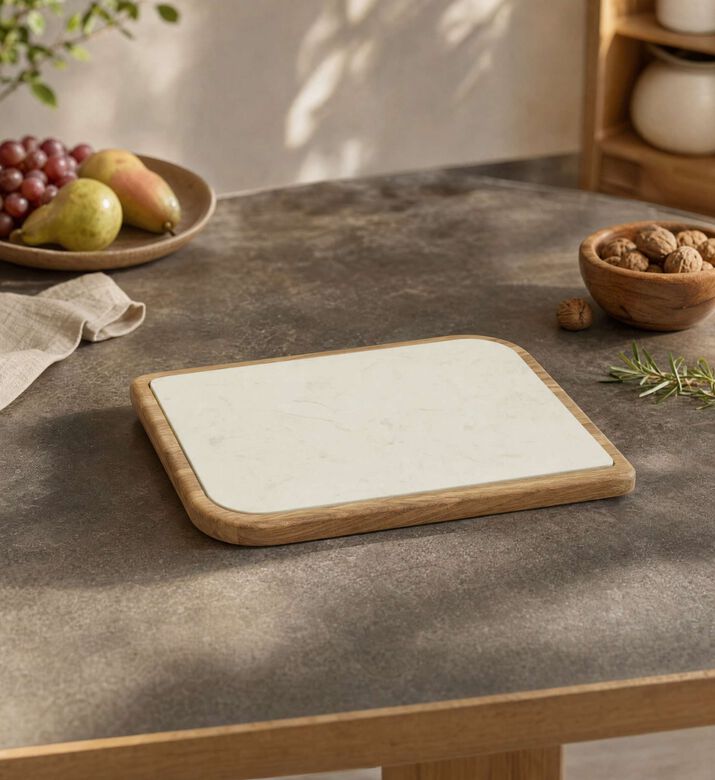 Legnoart Cheese Place Marble Cheese Plate, Model View