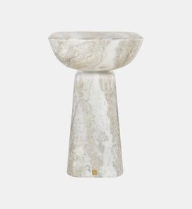 Balance Glass Fiber Marbled Stool