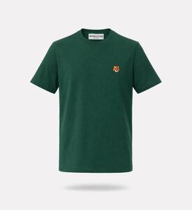 Maison Kitsune Embroidered Patch Ribbed T-shirt, Green, Xl, Packshot View