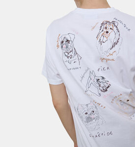 Maison Labiche Bainville Dog Graphic T-shirt, Model View