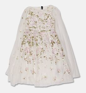 Needle & Thread Dress Wisteria, White, 12-years, Packshot View