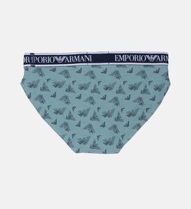 Cotton All-over Print Elasticated Briefs