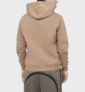 Klein Cotton Patch Hooded Sweatshirt