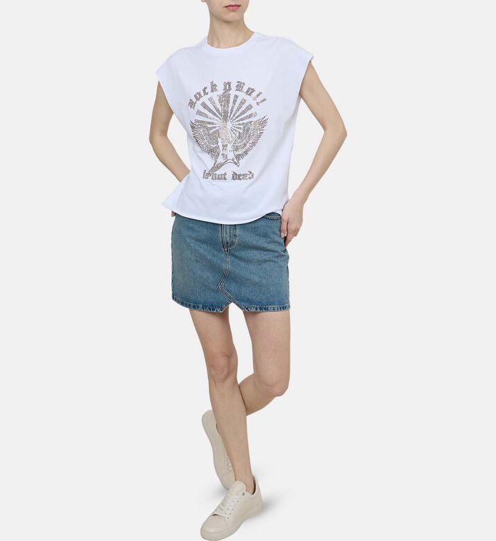 Cloe Hc Guitar Wings Strass T-shirt