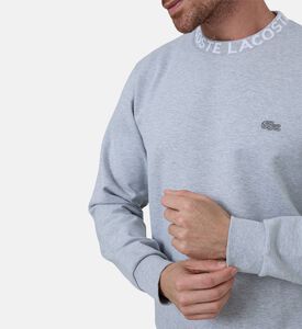Logo Jacquard Collar Double Face Sweatshirt