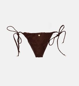 قطعة بيكيني سفلية كروشيه برباط جانبي