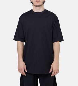 Cotton Jersey Oversized Crewneck T-shirt