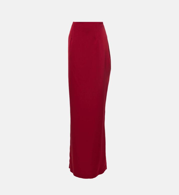 Savanna Satin High Leg Maxi Skirt, Packshot View