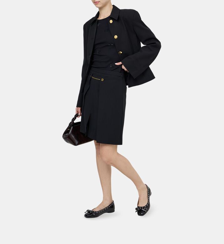 Light Twill Suiting Skirt