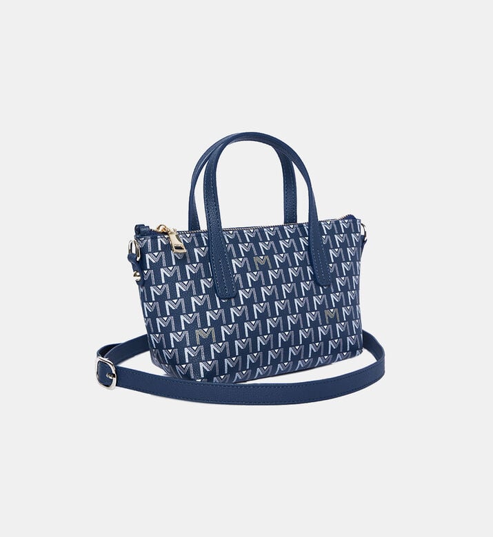 حقيبة يد صغيرة بطبعة لوغو الماركة