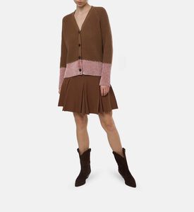 Marni Two-tone Color-block Cardigan, Model View