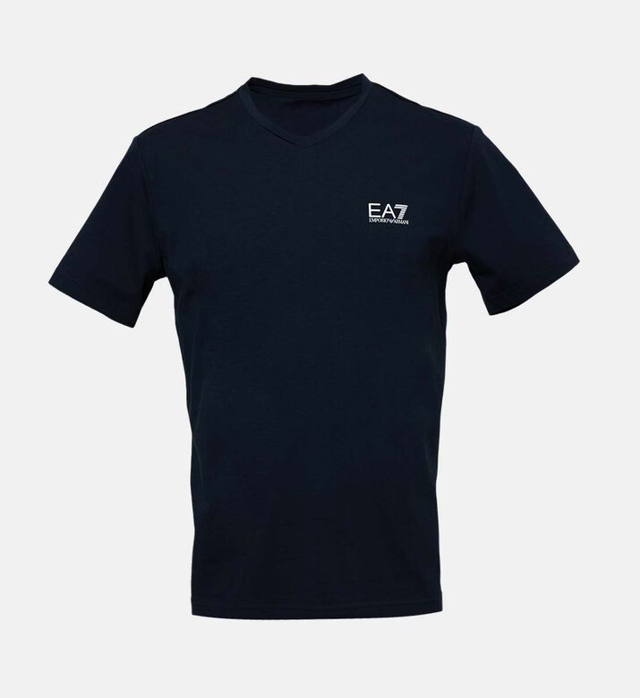 V-neck Lyocell Cotton T-shirt