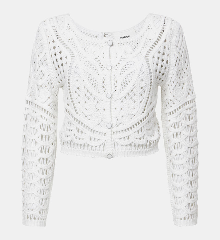 Marc Lace-look Cardigan
