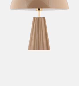 Leitmotiv Amplio Mushroom-shape Table Lamp, Brown, Packshot View