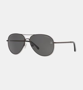 Chanel Aviator Logo-label Sunglasses, Black, Packshot View