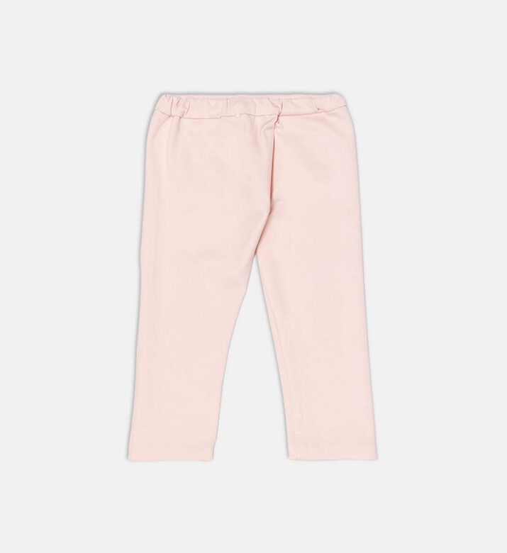 Elastic Waist Front Pockets Pants